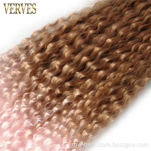 Wholesale Pre Stretched Ombre Braiding Bomb New Passion Twist Synthetic Crochet Braid Hair Soft Light OEM Natural Afro curllItem